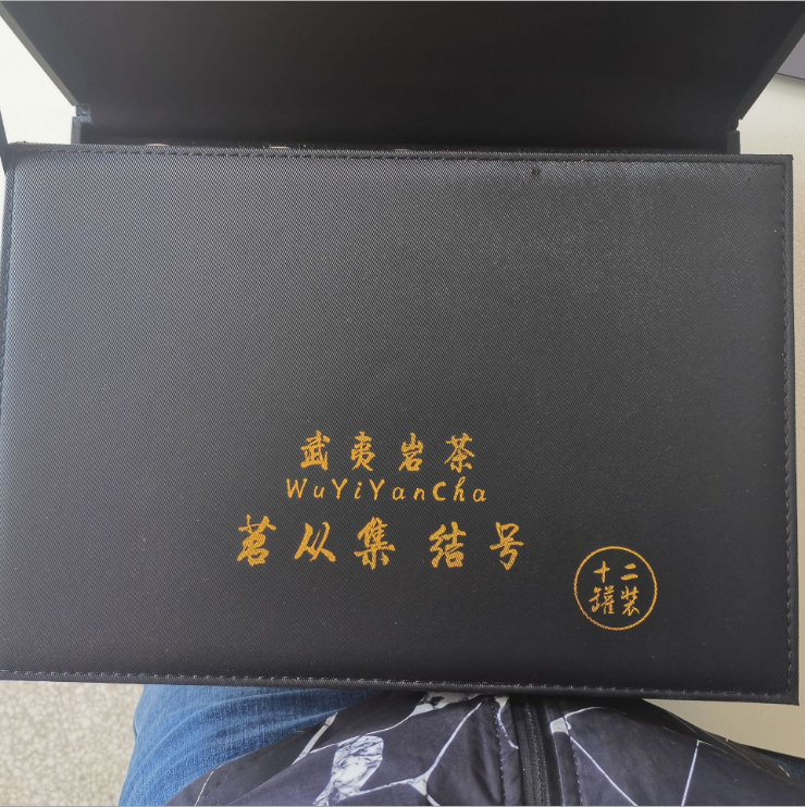 一罐茶武夷岩茶茗枞录小铁罐茶叶皮盒12罐装礼盒大红袍茶叶礼盒装