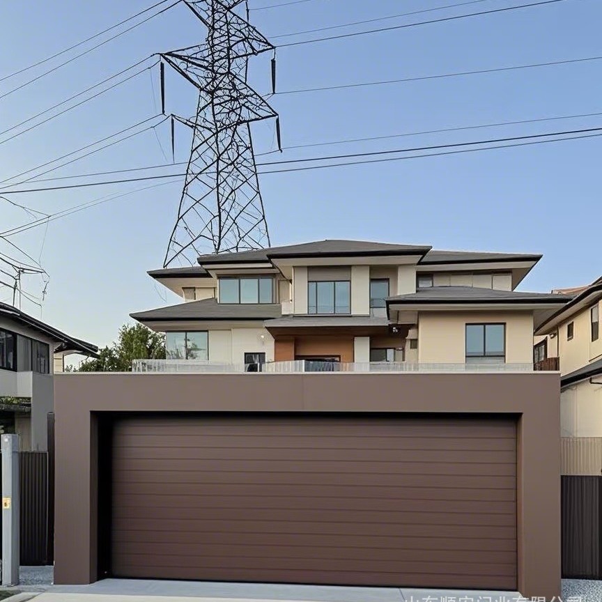 地库车库门保温防风发泡门电动翻板车库门卷闸门厂家定制安装一体