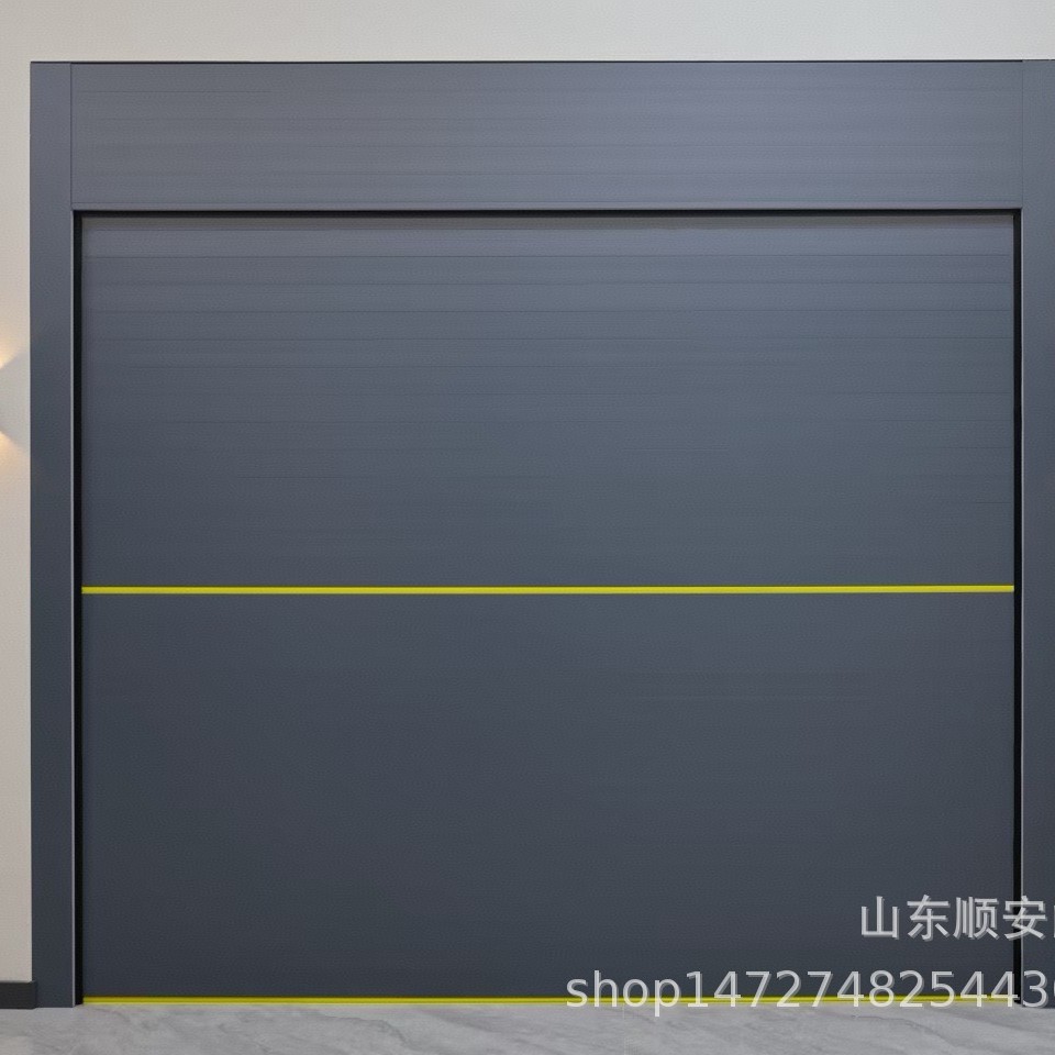 地库车库门保温防风发泡门电动翻板车库门卷闸门厂家定制安装一体