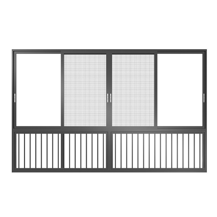 佛山工厂重型移门钛镁合金中空钢化玻璃隔断门厕所推拉门玻璃门