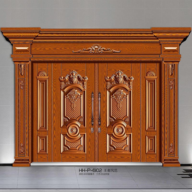 不锈钢烤漆入户大门自建房进户门防盗门庭院大门别墅庭院防爆大门