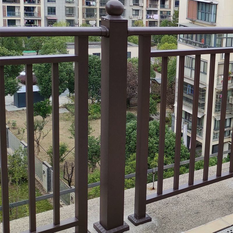 博盾楼梯扶手起步柱栏杆大立柱锌钢铝合金底座护栏阳台扶手将军柱