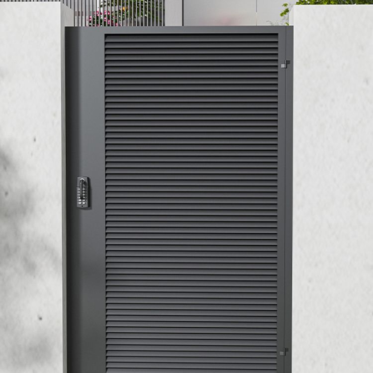 博盾铝艺大门庭院别墅门移门双开门对开门铝合金院子乡村电动门