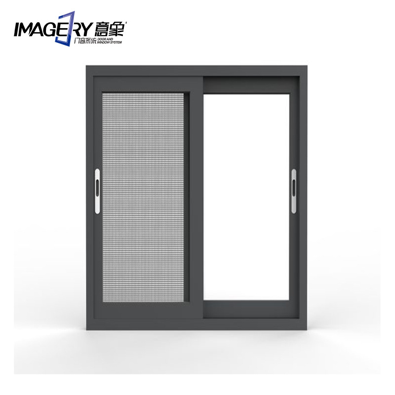 工厂直供隔音隔热简约风格断桥型材系列卧室厨房铝合金推拉窗