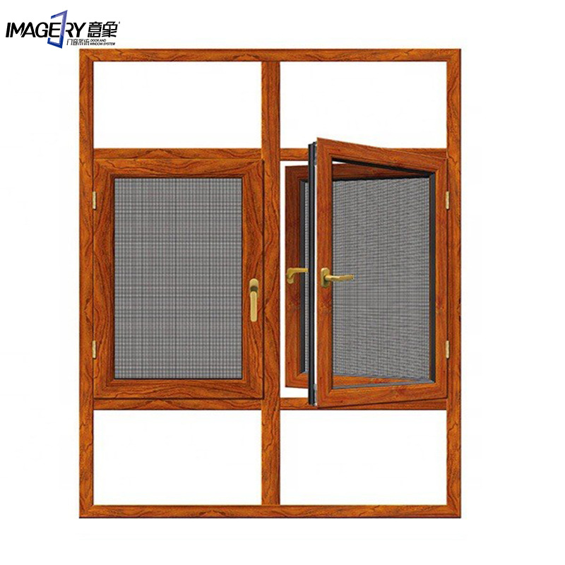 厂家直供卧室断桥铝合金防盗隔音平开窗落地窗纱一体平推窗系列窗