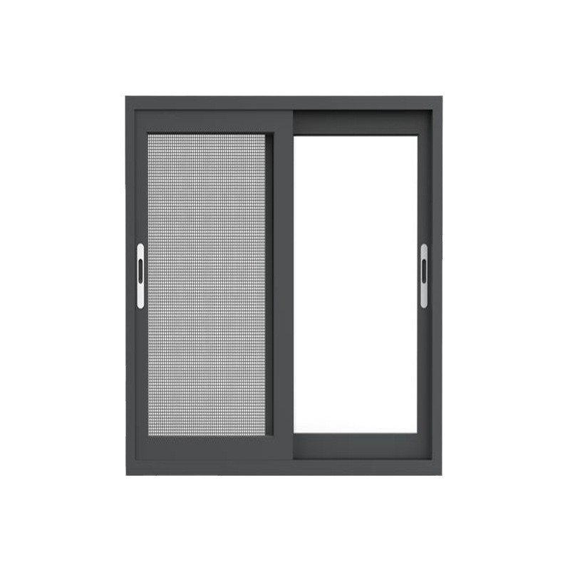 现代简约铝合金推拉门双轨道推拉隔音隔热安全钢化玻璃推拉窗