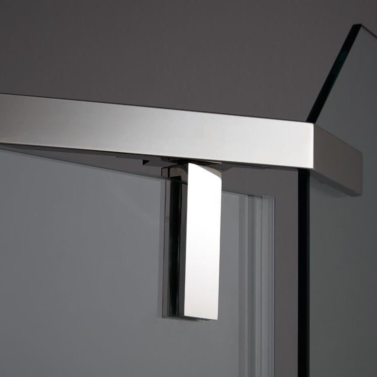 金康兴钻石型工厂无边框钢化玻璃淋浴门304不锈钢集成淋浴房