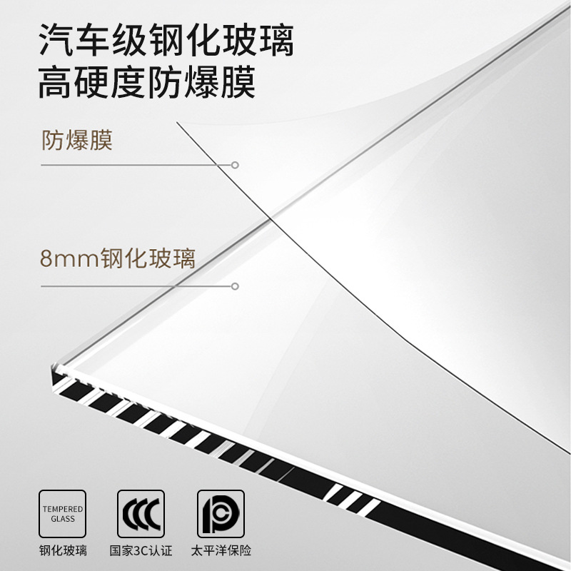 金康兴钻石型淋浴房极简玻璃门浴室隔断下沉式内外平开门浴屏定制