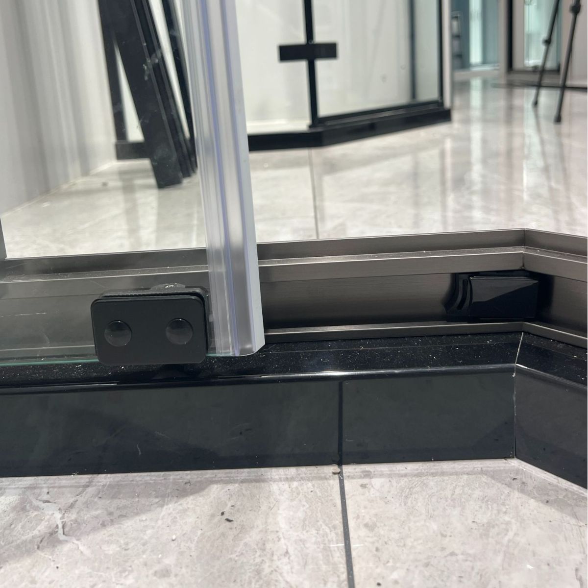 金康兴钻石型移门简约简易极窄边框玻璃洗澡房干湿分离隔断淋浴房