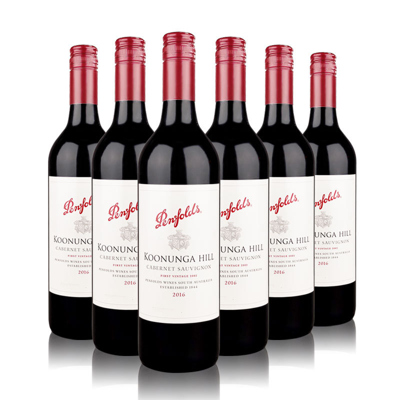澳大利亚红酒寇兰山赤霞珠干红葡萄酒铁盖2016年份14.5%vol750ml