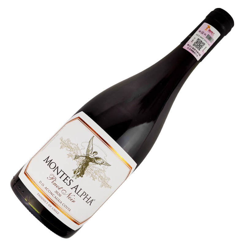 智利红酒蒙特斯欧法系列黑皮诺红葡萄酒14.5%vol750ml干红葡萄酒