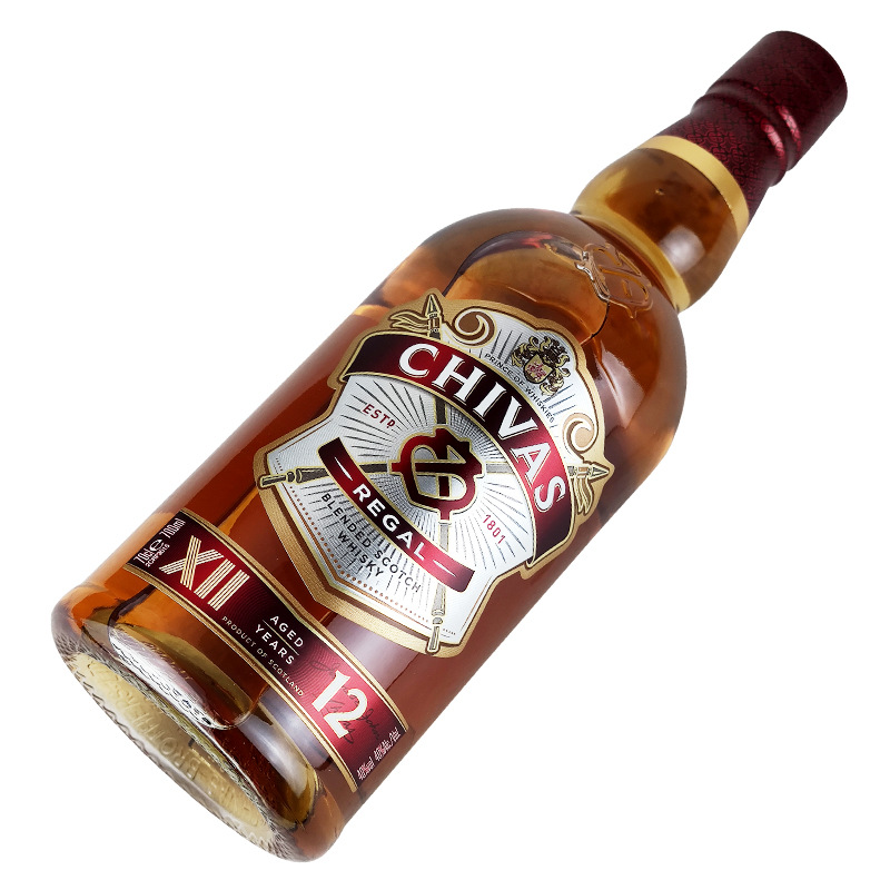 英国洋酒芝华士12年调配苏格兰威士忌700ml40%vol高酒精度烈酒
