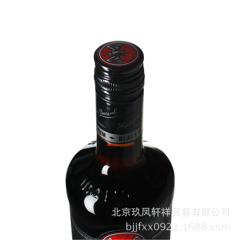 洋酒 百加得黑朗姆酒BACARDI BLACK RUM朗姆酒