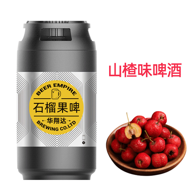 荷兰七箭山楂果啤扎啤20升太空桶酒吧散啤精酿原浆啤酒鲜啤批发