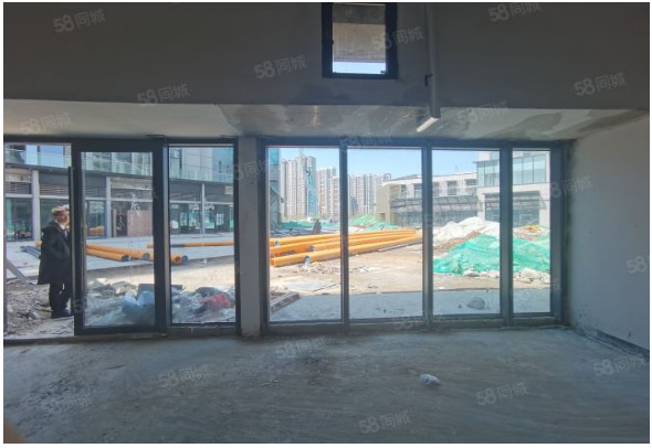 抢！唐冶核心 13米超大展示面 无遮挡 双层大角铺年租50W,济南历城唐冶海潮汇(商铺)商铺租售