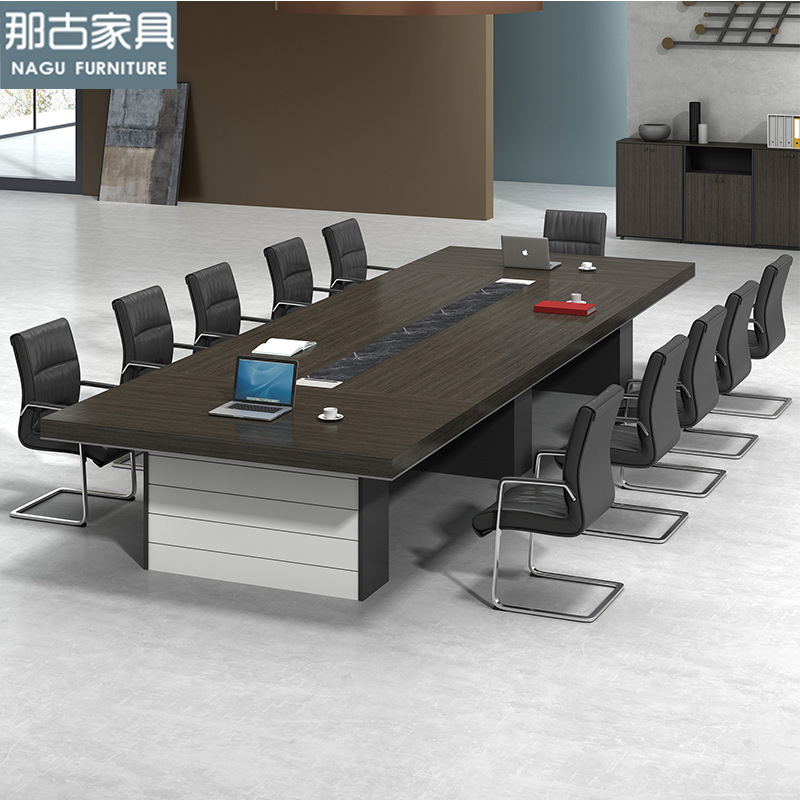 会议桌培训长条条桌大型小型简易办公家具生产厂家办公室定制简约