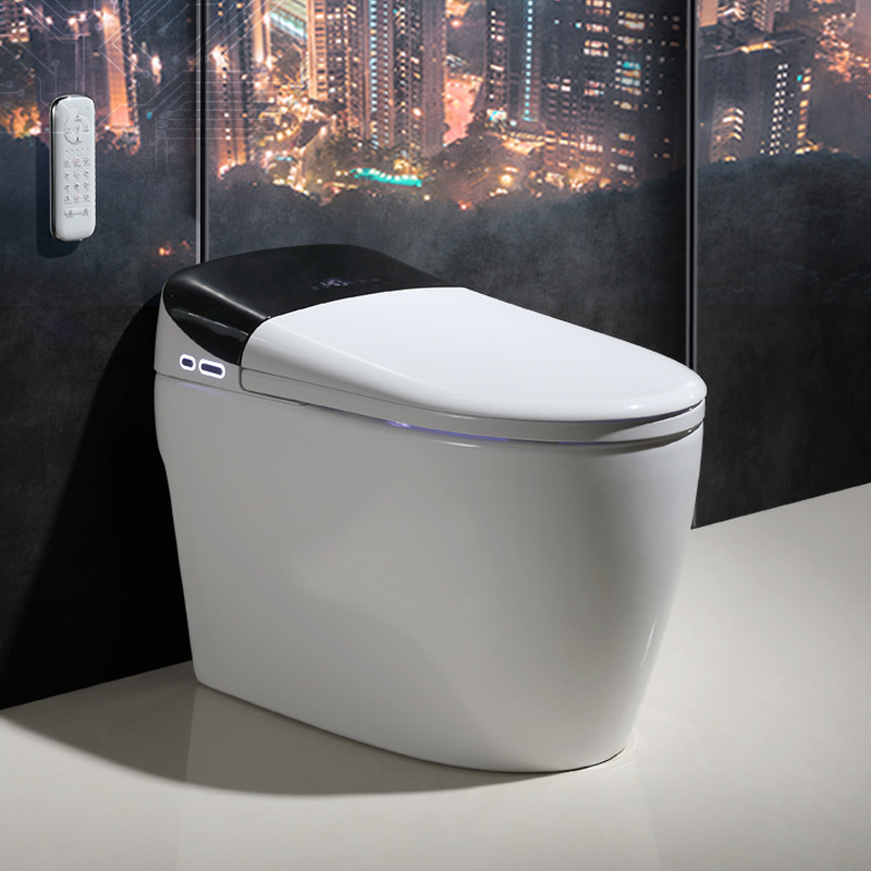 曼高卫浴家用电动即热式坐便器全自动感应翻盖翻圈一体式智能马桶