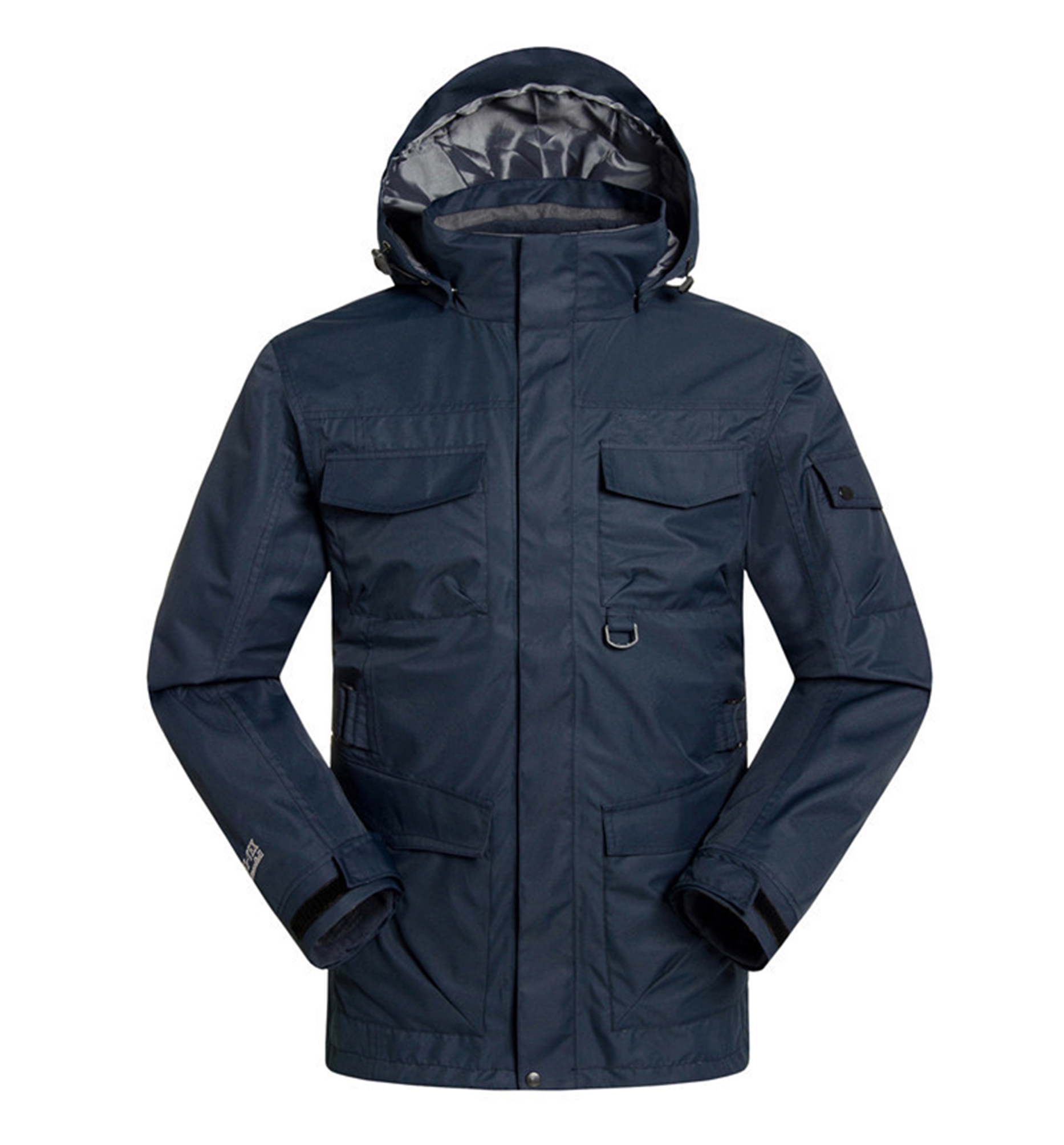 户外男款高端冲锋衣两件套三合一透气防风防雨西藏旅游工服logo