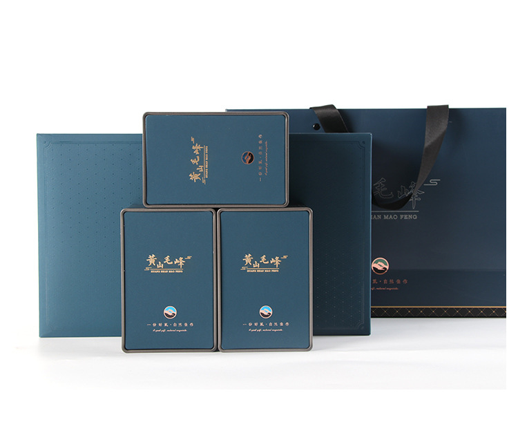 徽八山黄山毛峰2021新茶上市雨前茶叶绿茶礼盒装原产地黄山 - 黄山八