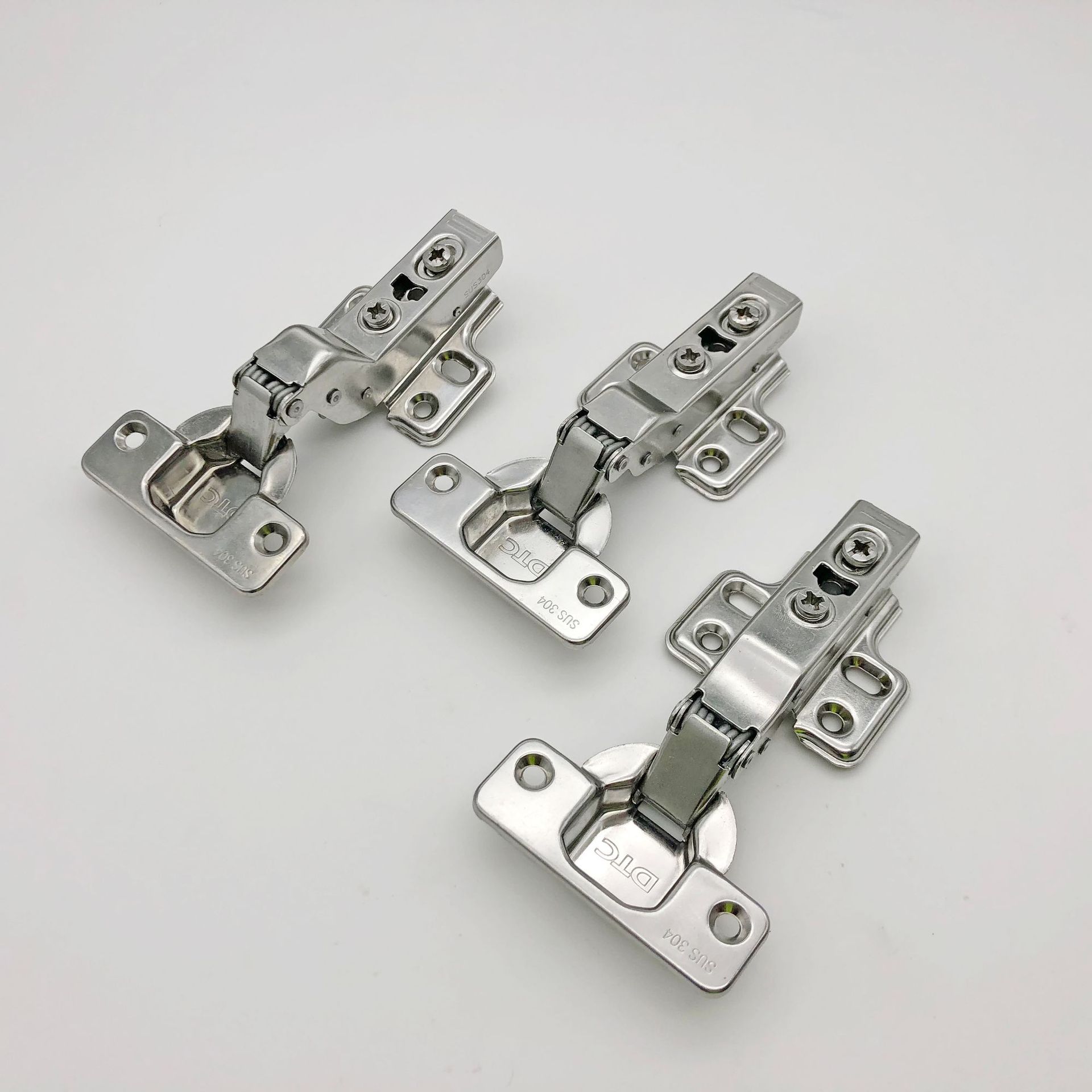 东泰dtcs80 304不锈钢铰链衣柜飞机铰 橱柜弹簧阻尼液压铰链合页