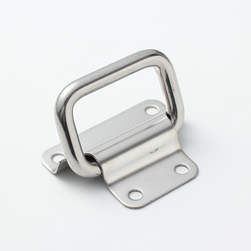 可定制不锈钢拉手 工业设备箱把手折叠提手 304不锈钢工具箱提手