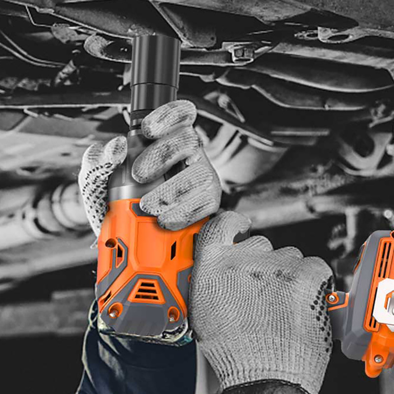 铁锚电动扳手大扭力无刷锂电冲击板手架子工电动风炮汽修工具 - 机电