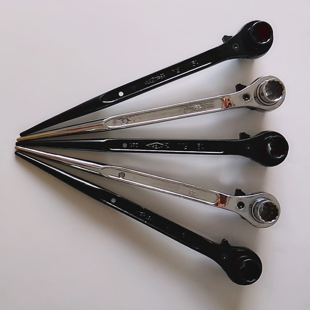 供应内六角梅花尖尾棘轮套筒扳手19*21mm 厂家直销 美观耐用