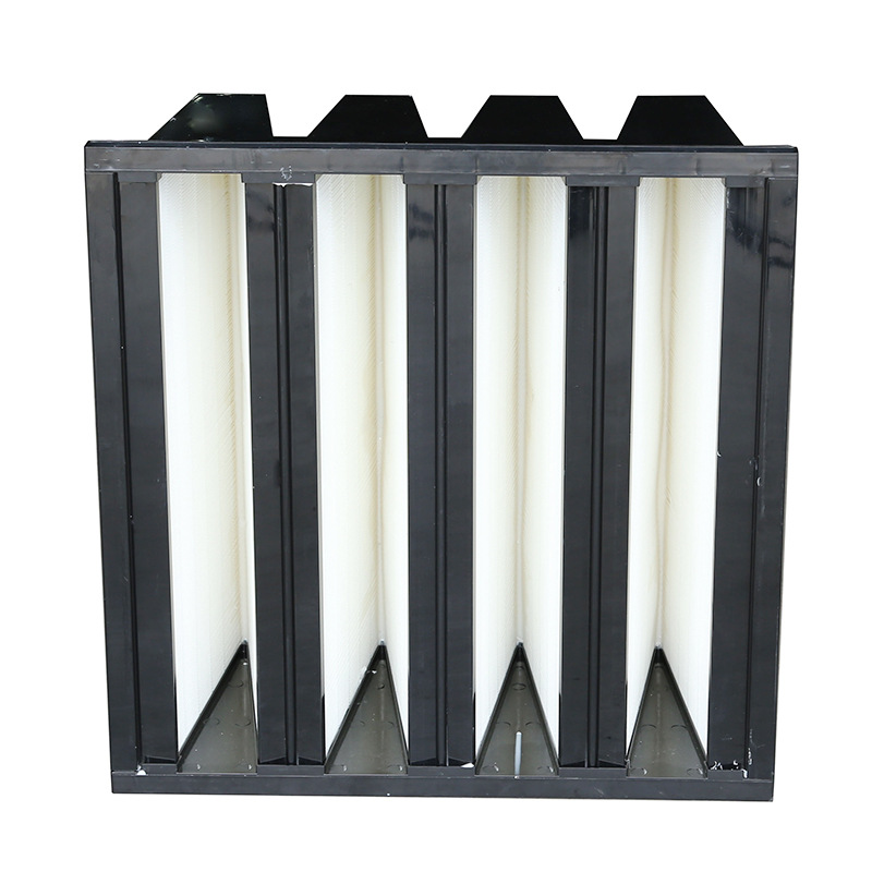 厂家供应优质大风量v型过滤器 fv组合式亚高效w型过滤器 - 苏州汾净