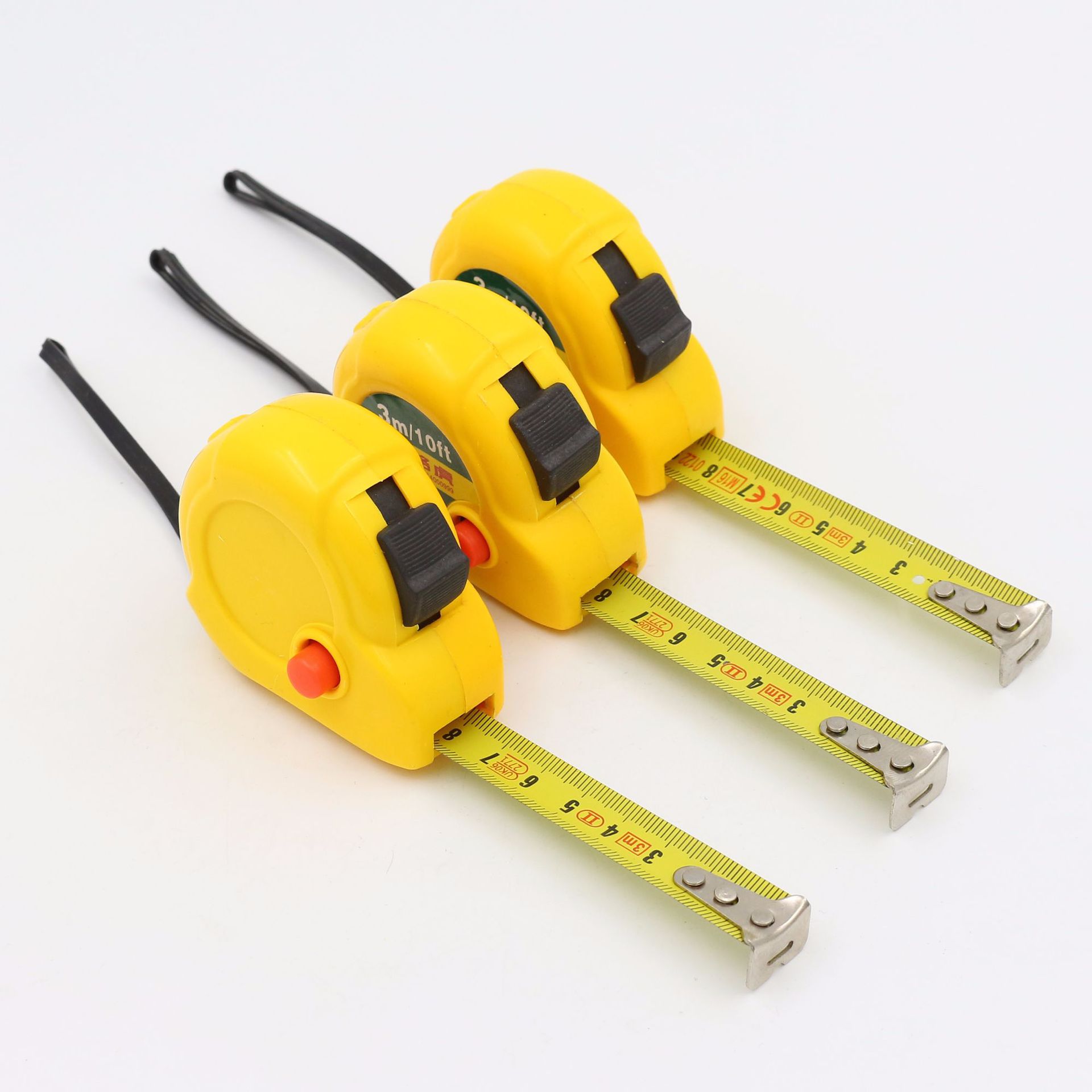 木工米尺子自锁耐摔加厚钢卷尺高精度测量工具钢卷尺标准3米加厚